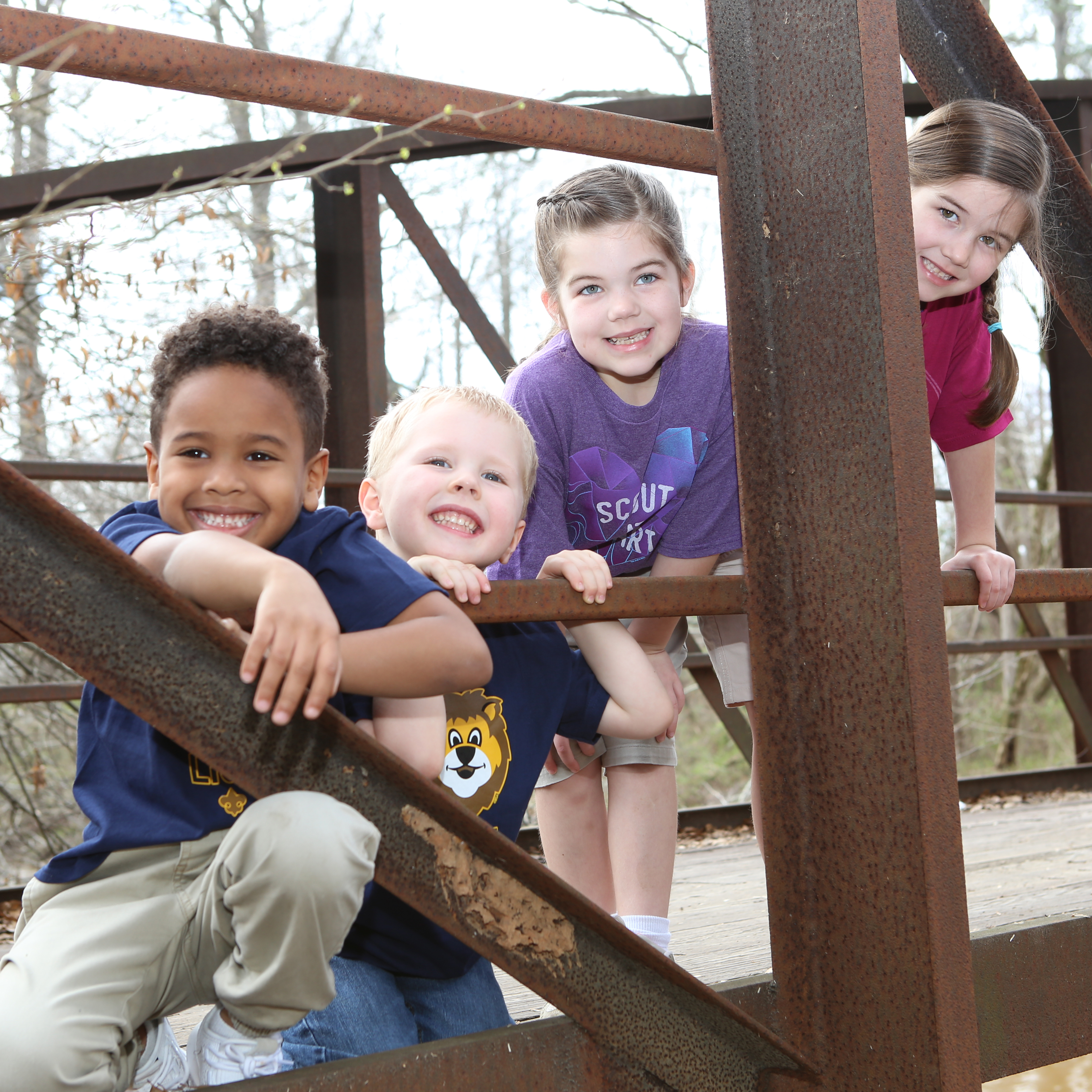 Four Cub Scouts