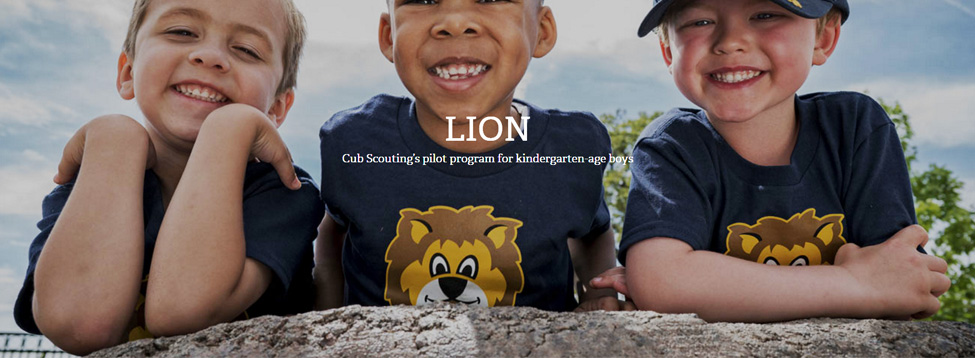 Lions - Cub Scouting's program for kindergarten aged boys