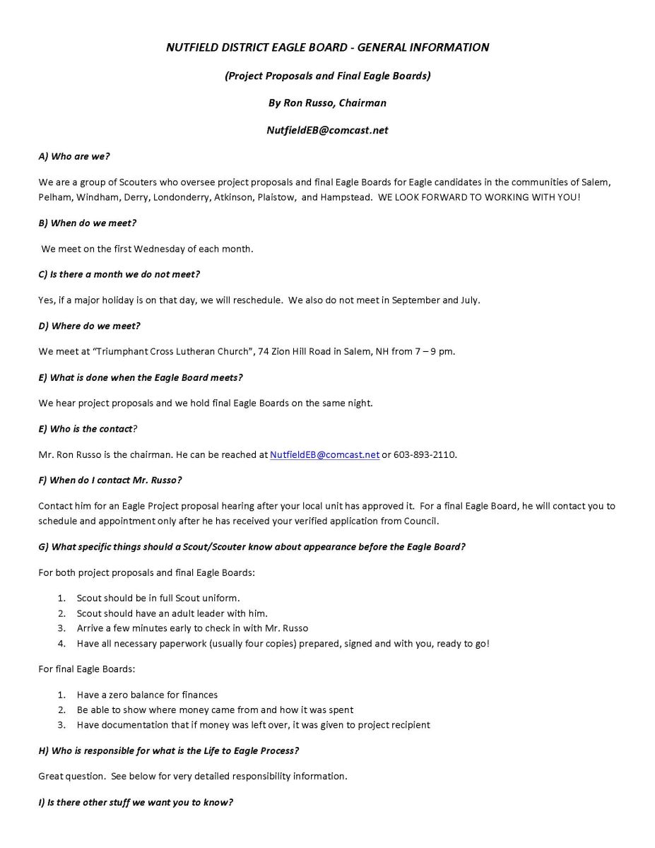 eagle scout service project workbook pdf