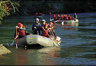 Scouts rafting