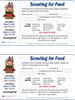 Scouting for Food Half Size Printable Flyer 2 Up