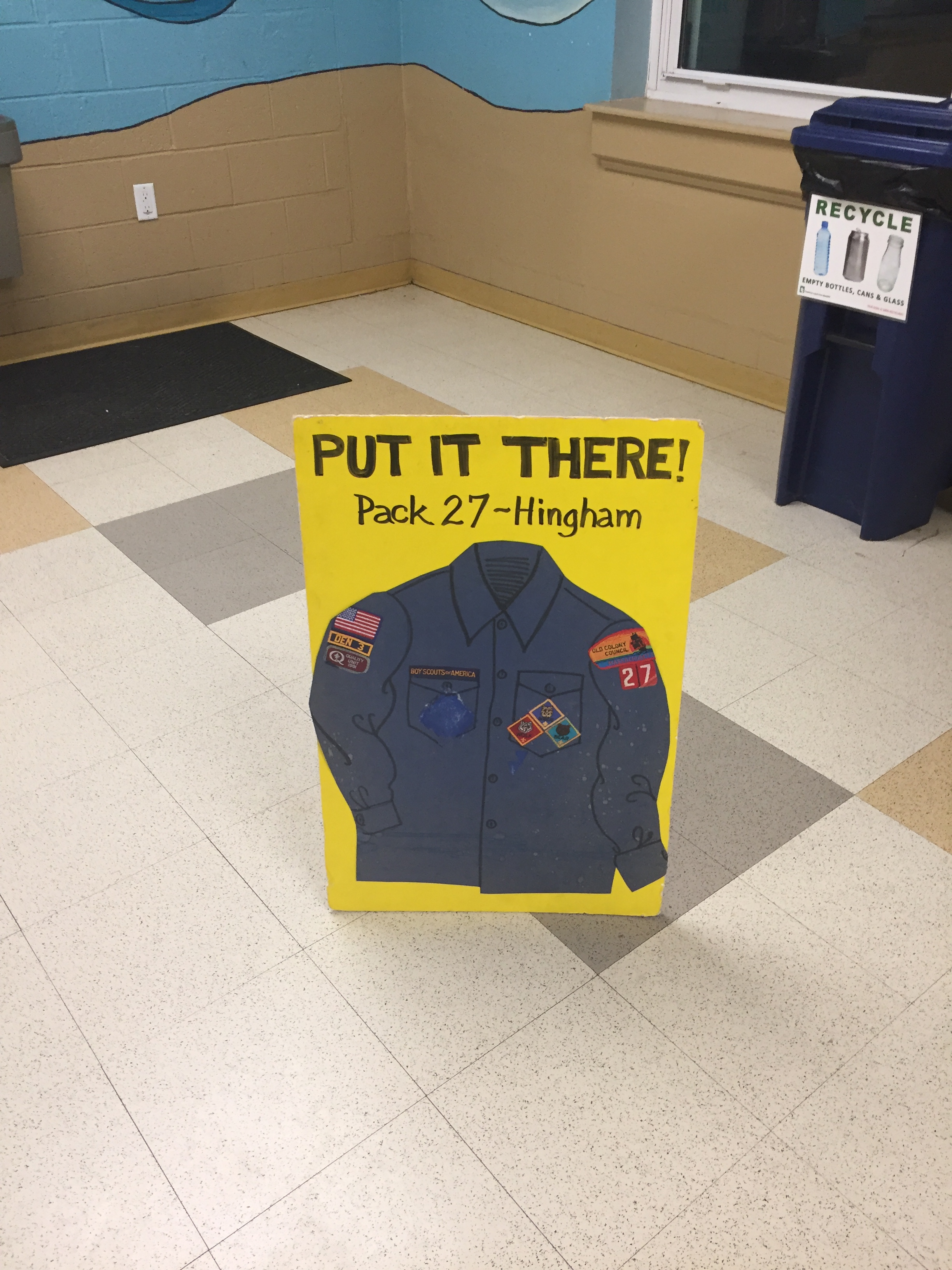 Pack 27 knows where to put emblems on a uniform.