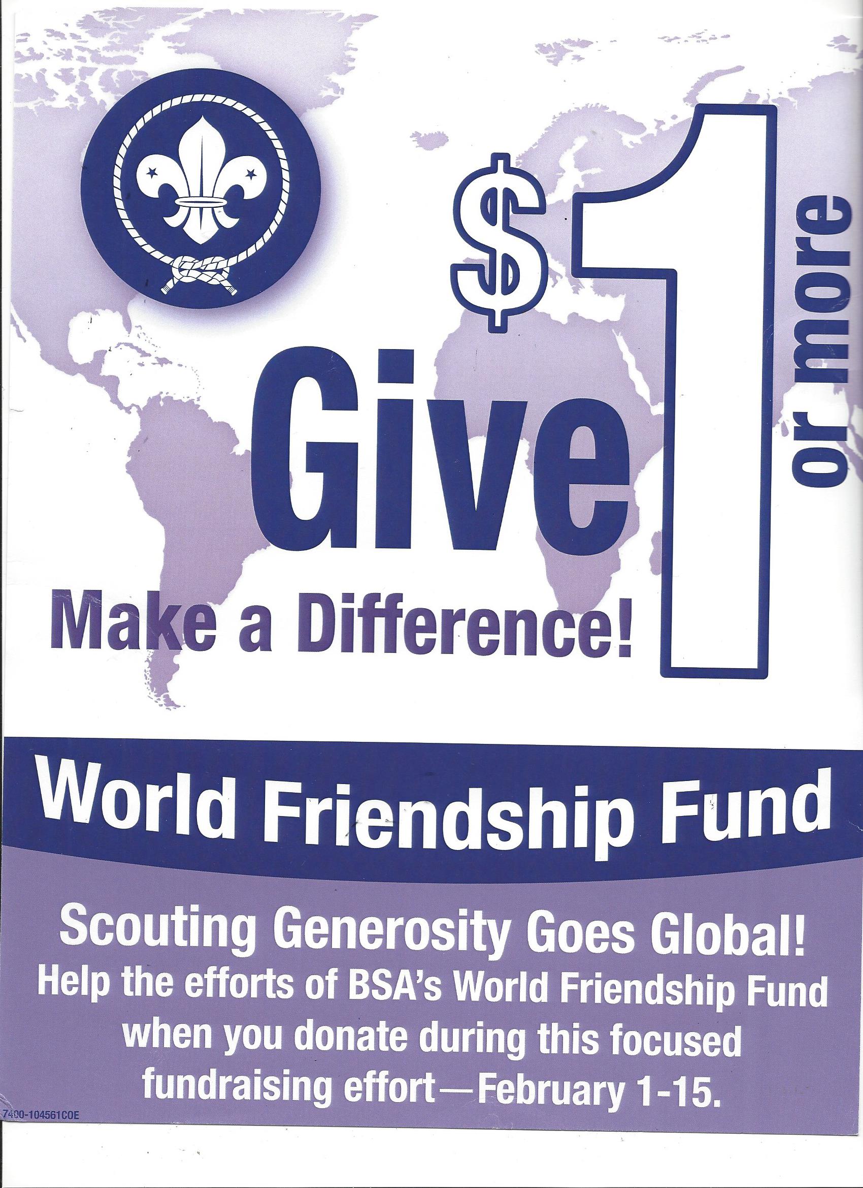 Bsa world friendship fund