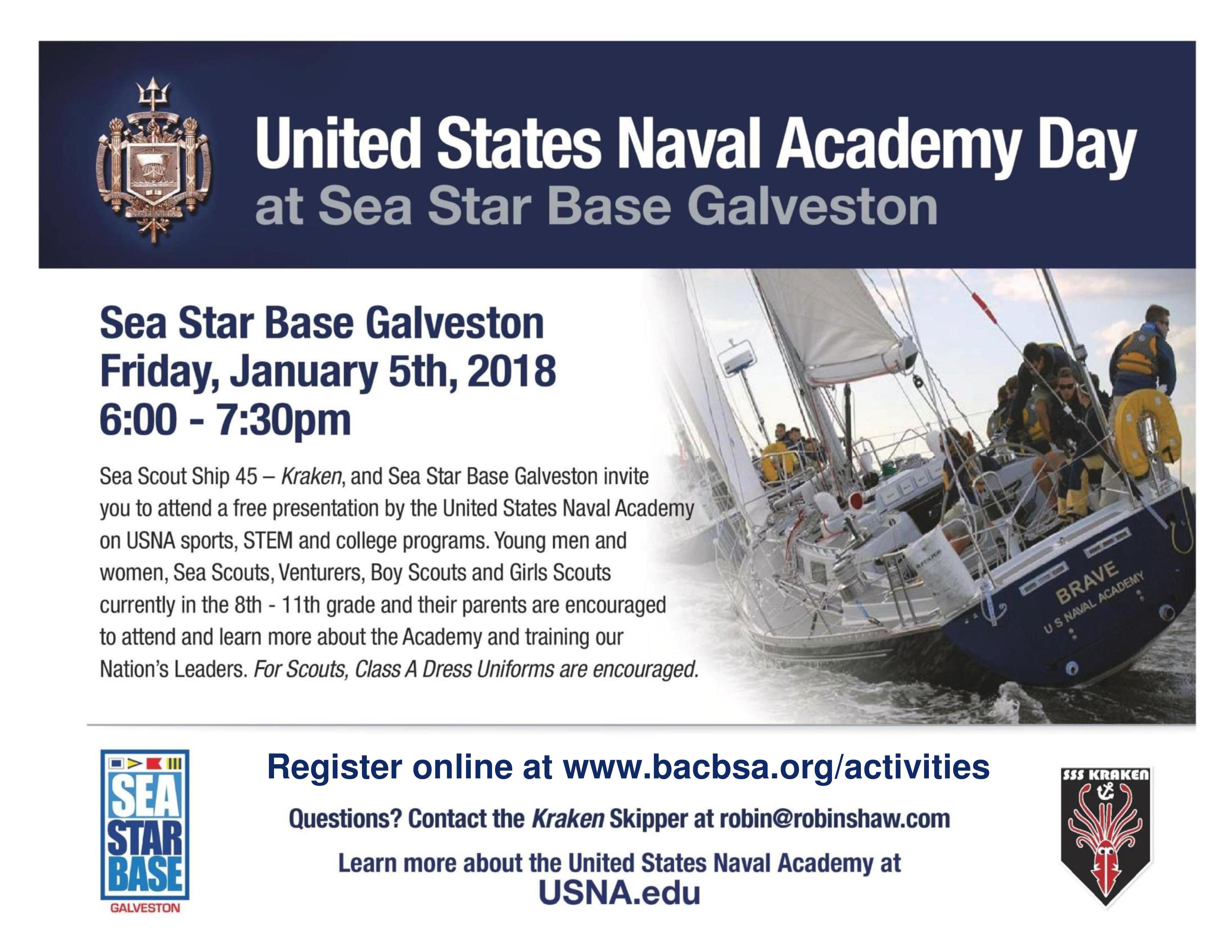 SSBG Naval Academy Day 2018